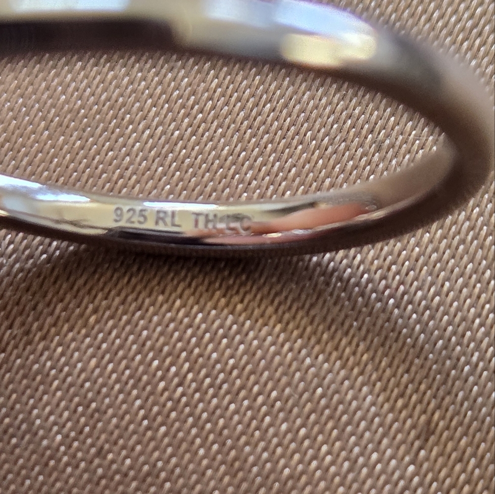 Sterling Silver Sapphire Ring - Picture 5 of 9